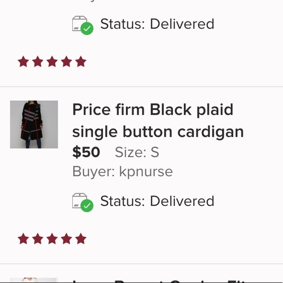 Cyber Monday no offers PLAID CARDIGAN - Picture 3 of 3